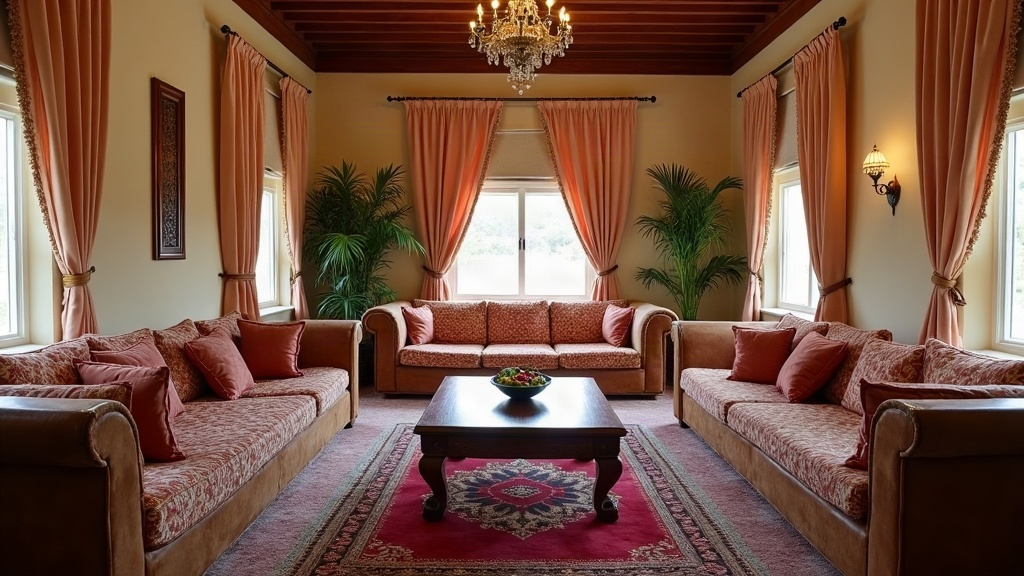Traditional Majlis seating room